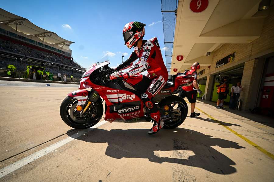 Francesco Bagnaia ad Austin