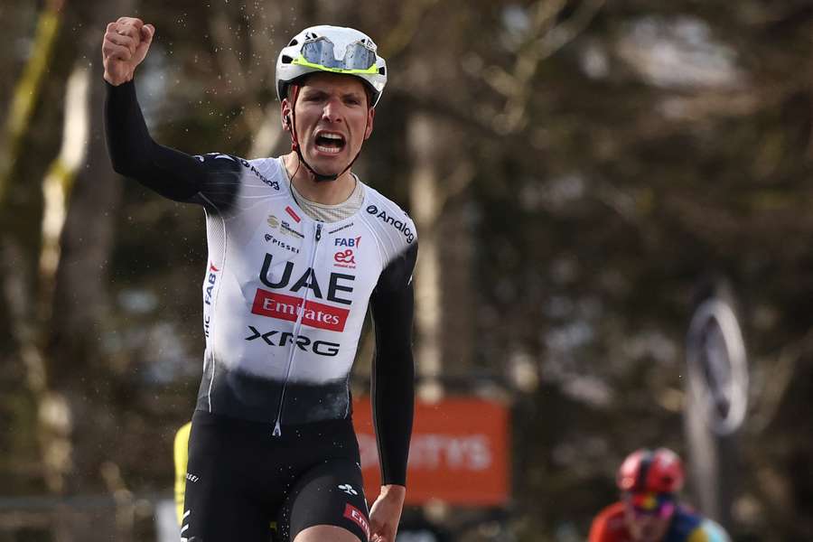 Almeida sur Paris-Nice le mois dernier.