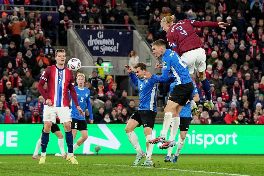 Haaland segna il gol del momentaneo 3-0