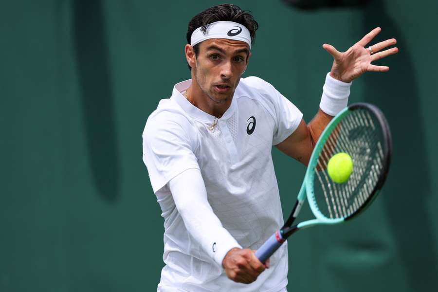 Lorenzo Musetti à Wimbledon.