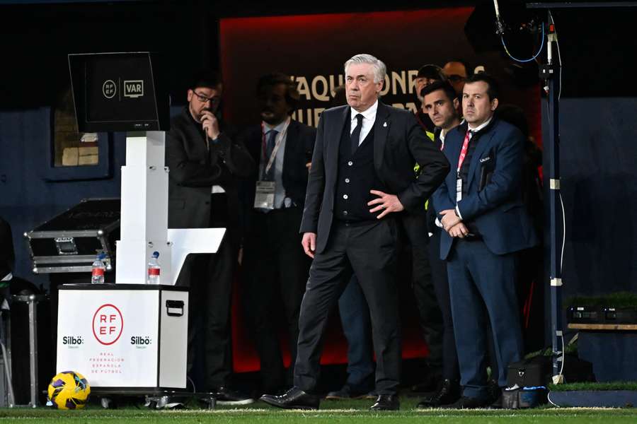 Carlo Ancelotti, treinador do Real Madrid