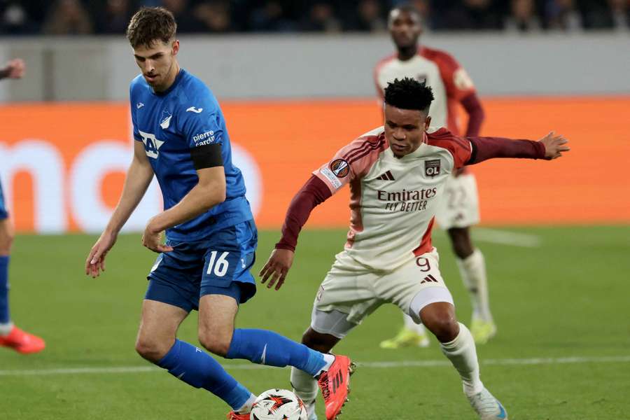Orban, durante el partido de Europa League contra el Hoffenheim.