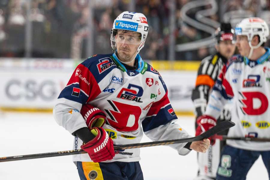 Roman Červenka během zápasu na Spartě.