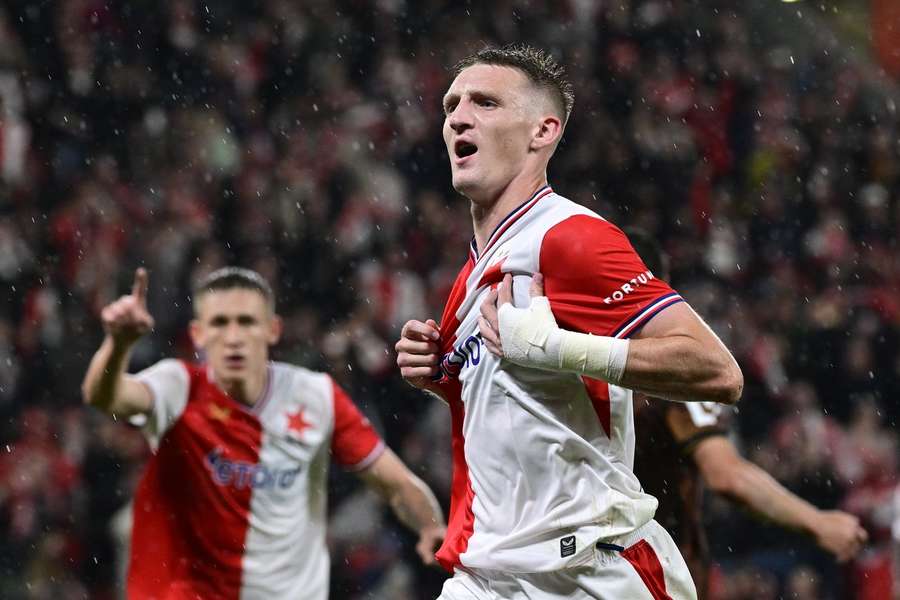 Štěpán Chaloupek vyrovnával proti Plzni na 1:1. Štěpán Chaloupek vyrovnával proti Plzni na 1:1.