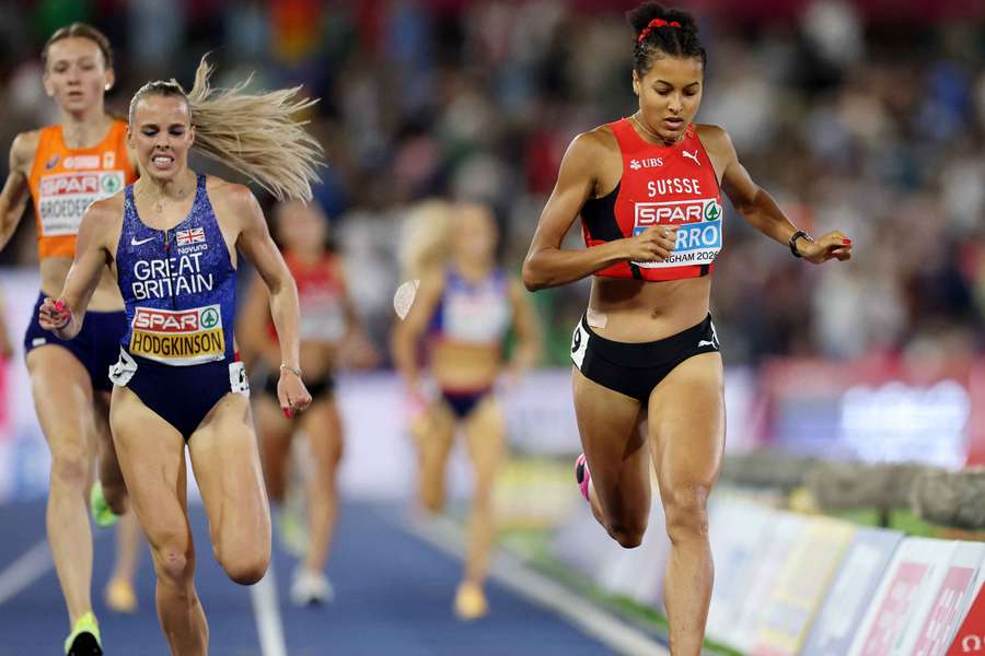 Switzerland's Audrey Werro wins European women's 800m gold