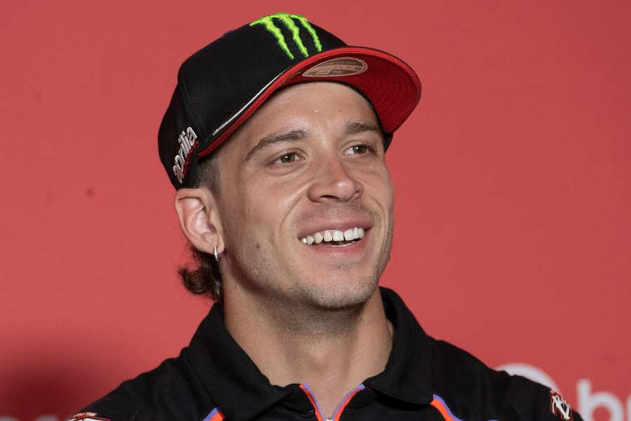 Marco Bezzecchi durant le media day du Grand Prix d'Italie.