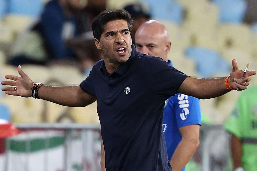 Abel Ferreira em Fluminense 3x2 Palmeiras, pelo Brasileirão Abel Ferreira em Fluminense 3x2 Palmeiras, pelo Brasileirão