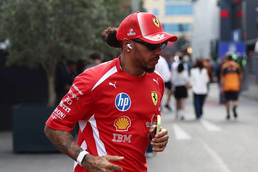 Lewis Hamilton has arrived at Baku Lewis Hamilton has arrived at Baku
