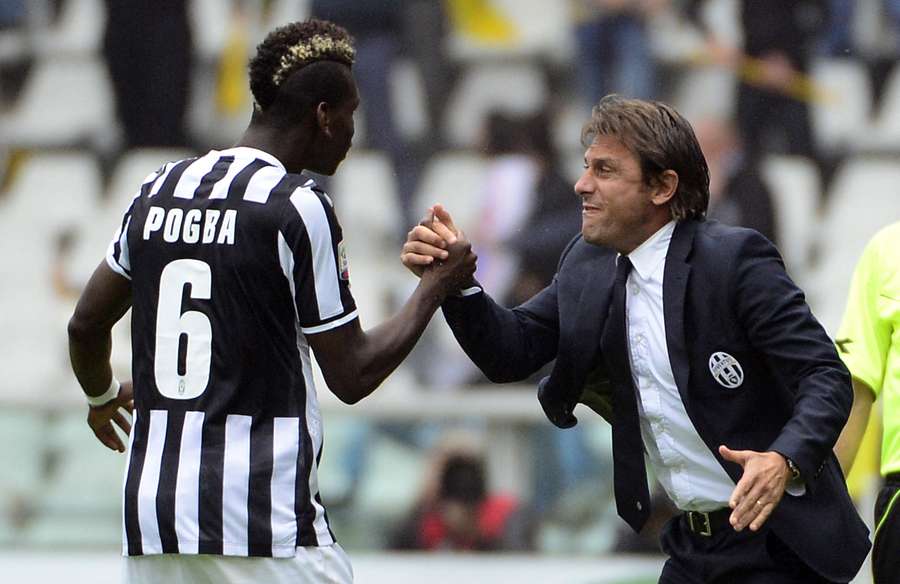 Pogba e Conte alla Juve