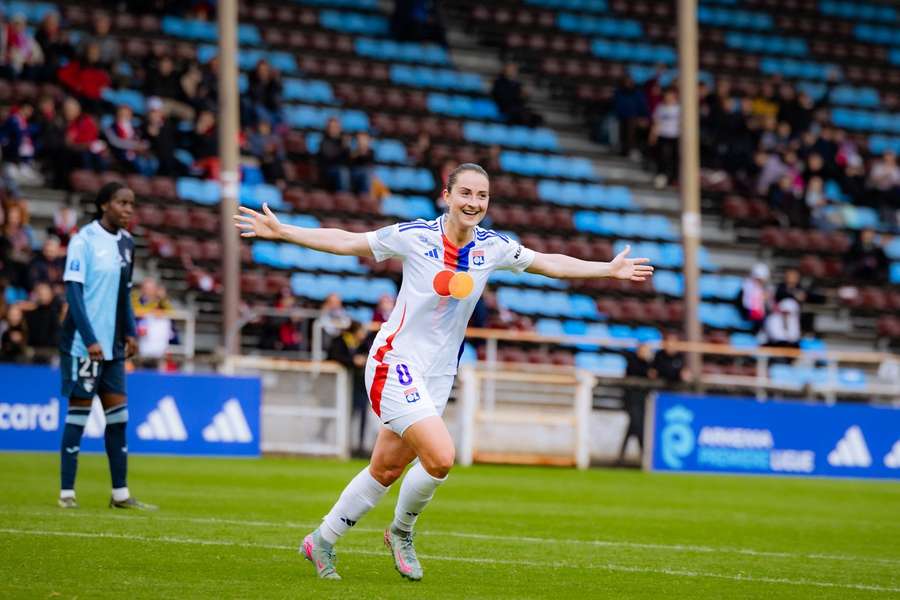 Sara Däbritz steht vor einem Wechsel von Olympique Lyon zu Real Madrid.