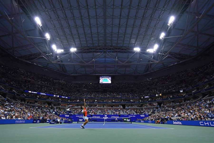 Arthur Ashe Stadium tijdens de finale van vorig jaar