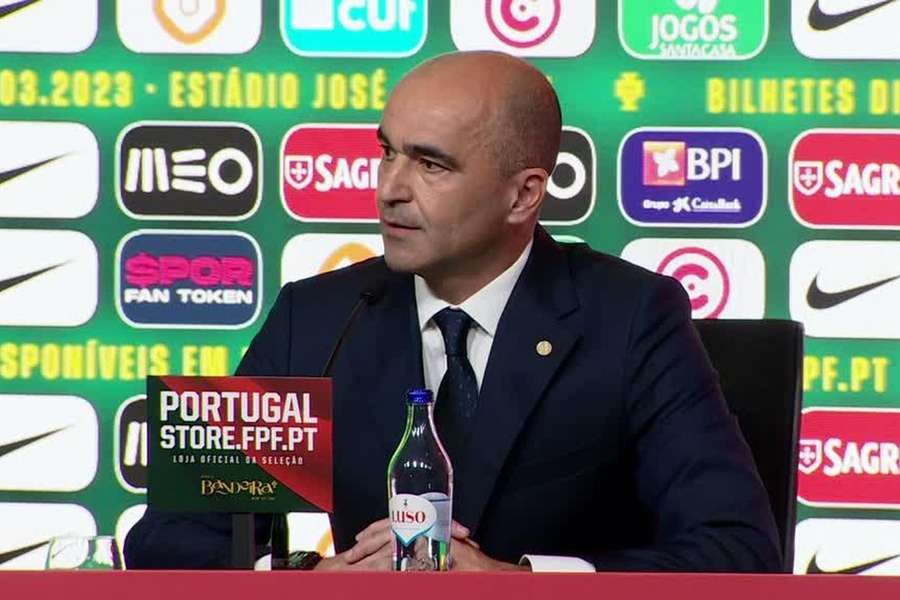 Roberto Martínez anunciou os 26 convocados... em português