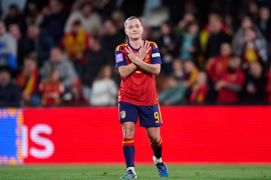 Claudia Pina, bigoleadora ante Islandia