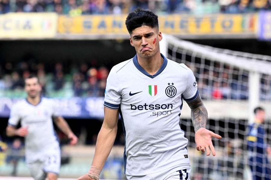 Joaquin Correa in action for Inter