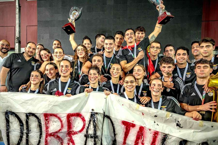 A festa das equipas do Benfica