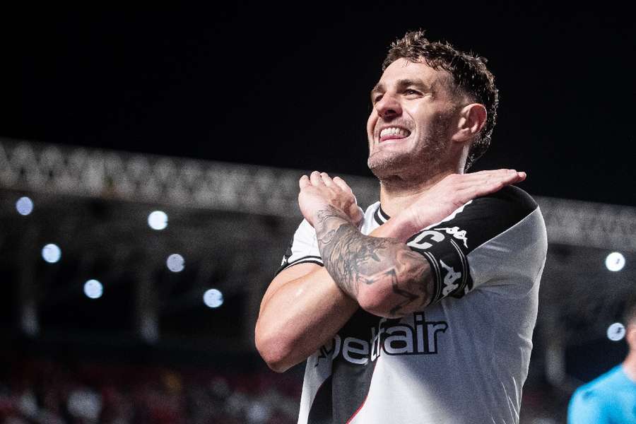 Vegetti empatou o jogo para o Vasco e quebrou sequência negativa pessoal