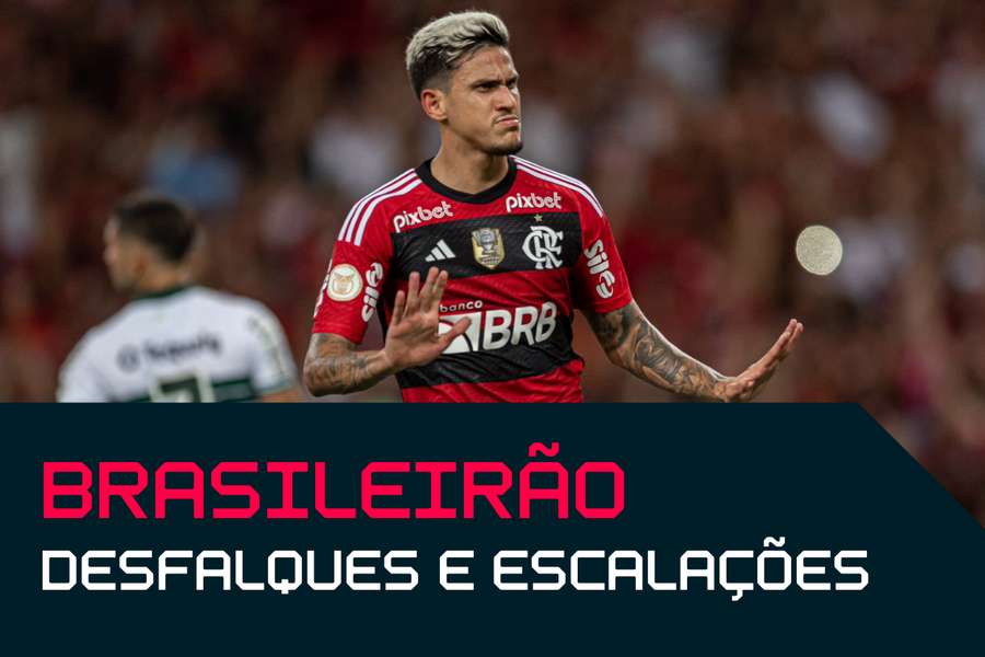Pedro é baixa no Flamengo por lesão na coxa direita