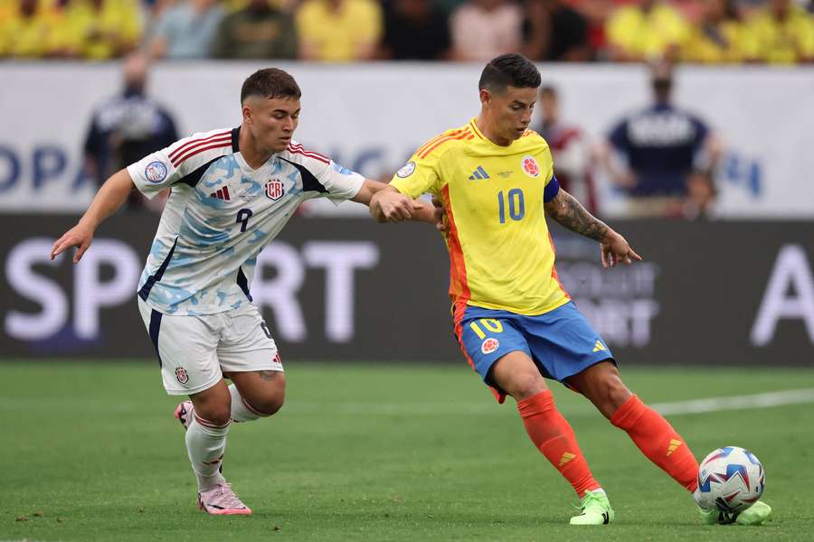 James Rodríguez, con Colombia 