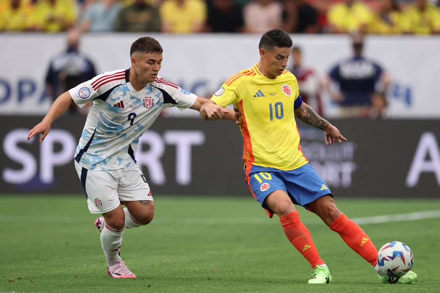 James Rodriguez was pulling the strings for Colombia