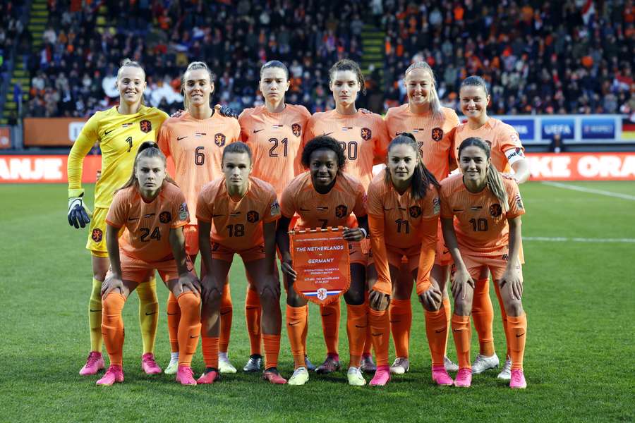 De Nederlandse voetbalsters zijn gekoppeld aan het Engeland van Sarina Wiegman