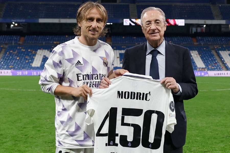 El incombustible Luka Modric celebró 450 partidos con el Real Madrid