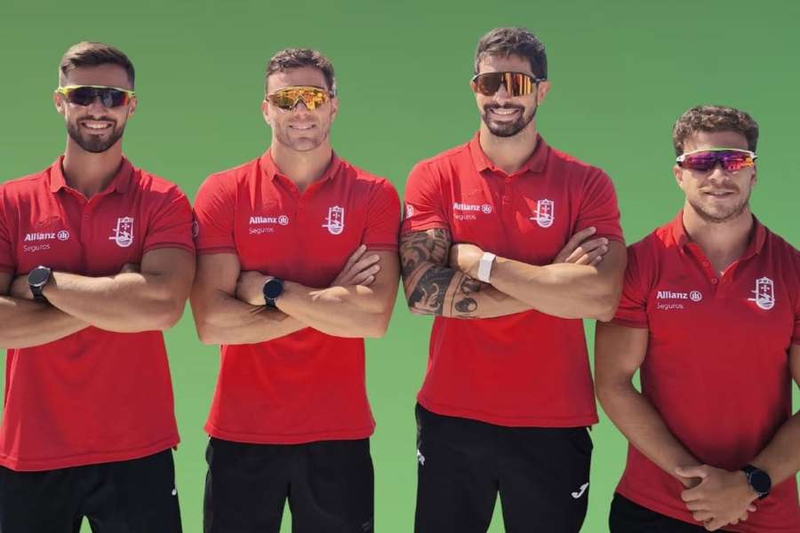 Atletas portugueses em prova Atletas portugueses em prova