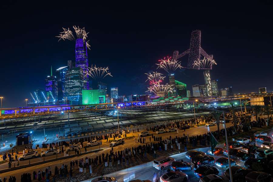 Saudi Arabia celebrate