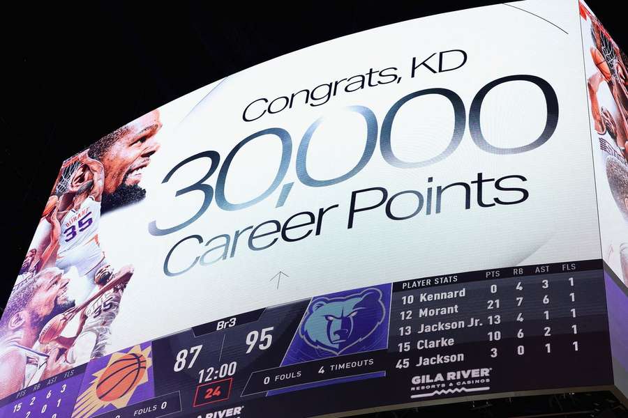 Kevin Durant recebeu elogios do técnico do Suns após nova marca Kevin Durant recebeu elogios do técnico do Suns após nova marca