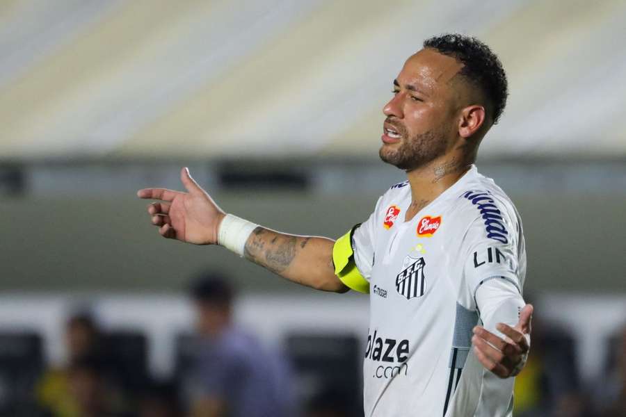 Neymar w Santosie