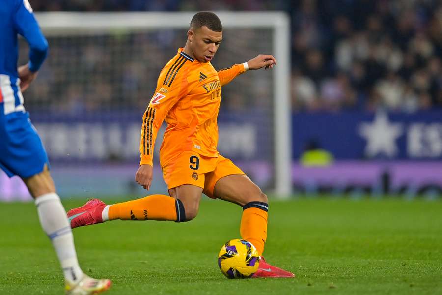 Mbappé, lors du dernier match de Liga contre l'Espanyol
