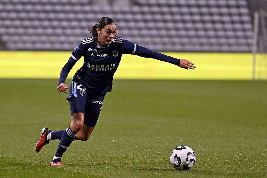 Kessya Bussy a ouvert le score face au HAC.