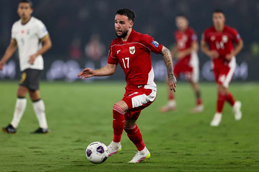 Calvin Verdonk during the World Cup qualifier between Indonesia and China