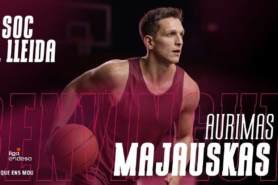 Aurimas Majauskas, nuevo jugador del Lleida Aurimas Majauskas, nuevo jugador del Lleida