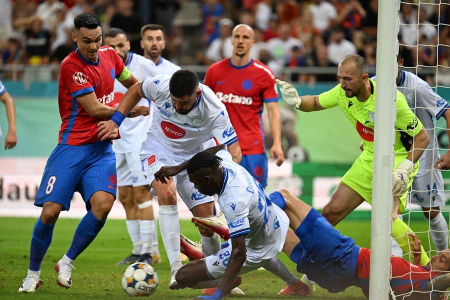 FCSB a învins-o pe Drita cu 3-2 în meciul tur de pe Arena Națională