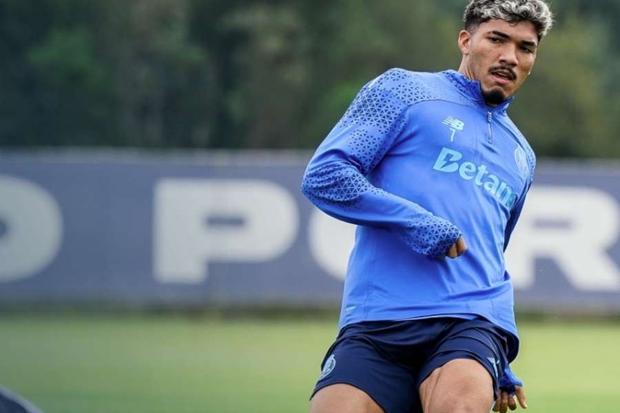 William Gomes no treino do FC Porto William Gomes no treino do FC Porto