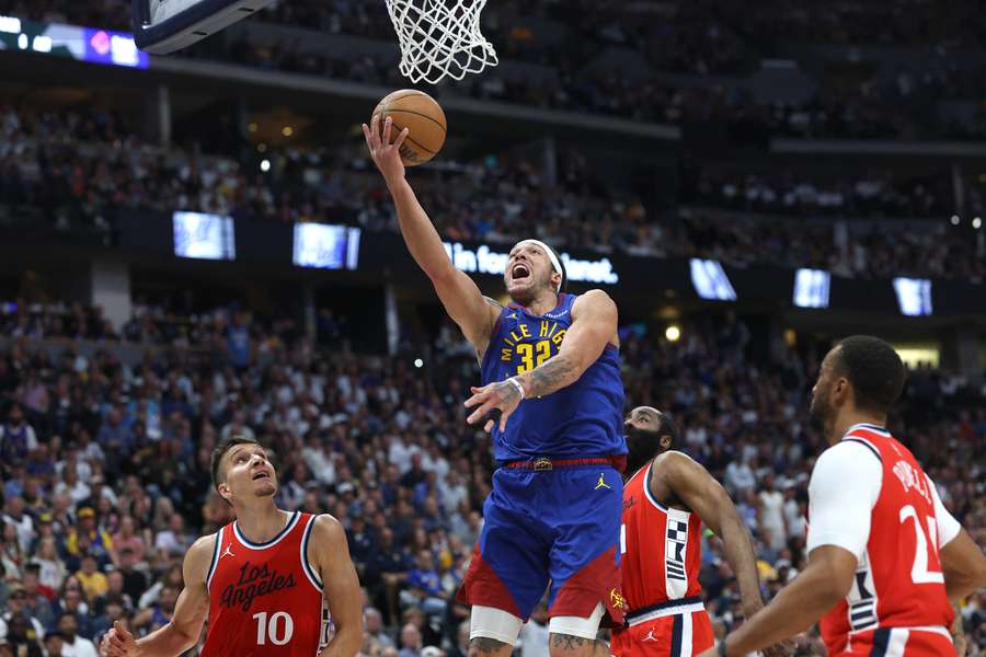 Denvers Aaron Gordon beim Dunk