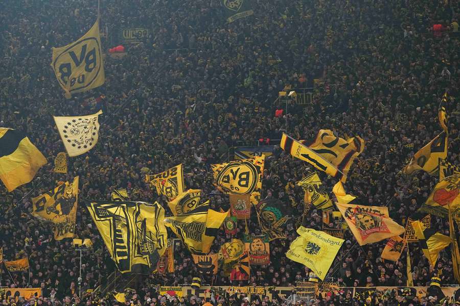 Le mur jaune du Signal Iduna Park