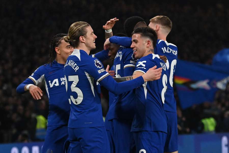 Chelsea celebrou o triunfo diante do Newcastle