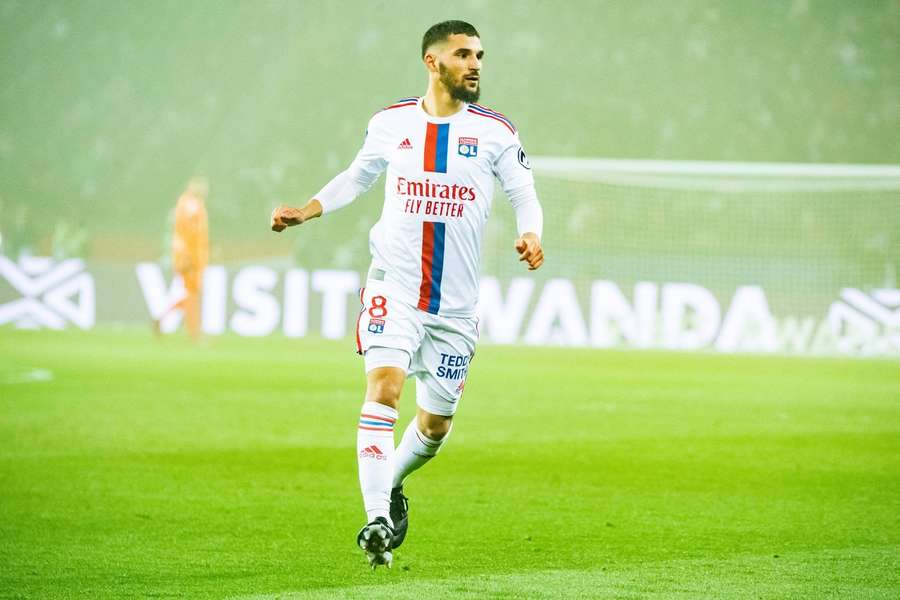 Aouar avec Lyon en avril 2023.
