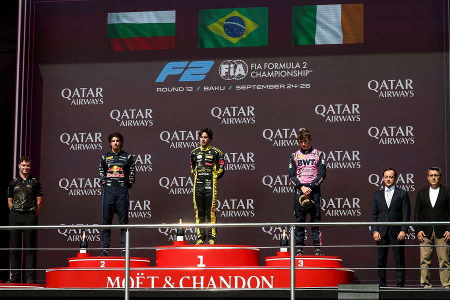 Vencedor em Baku, no Azerbaijão, Rafael Câmara lidera a Fórmula 2 nesta temporada Vencedor em Baku, no Azerbaijão, Rafael Câmara lidera a Fórmula 2 nesta temporada