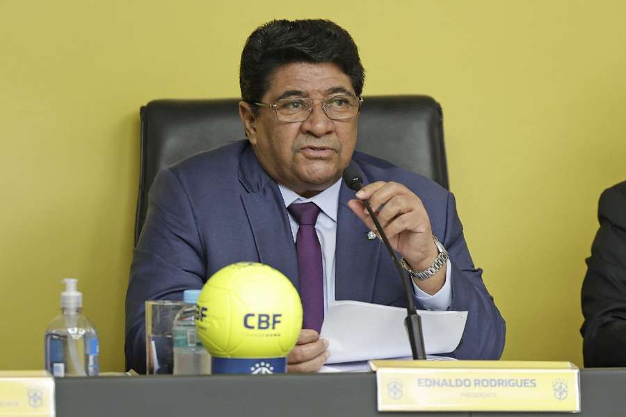 Ednaldo Rodrigues durante Assembleia Geral da CBF nessa segunda-feira (29)