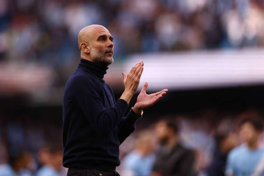 Pep Guardiola ce week-end.