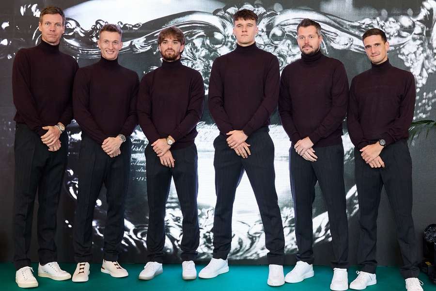 Český daviscupový tým.