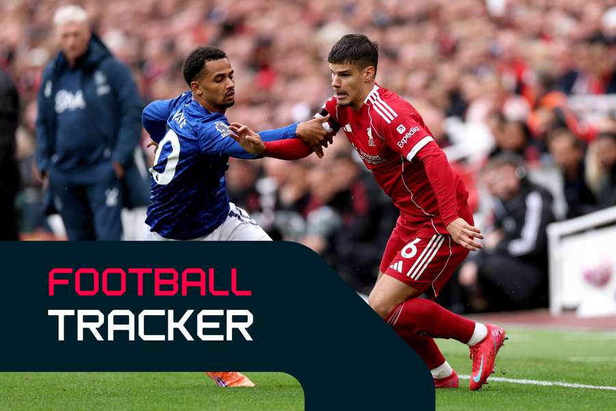 Liverpool are taking on Merseyside rivals Everton at Anfield
