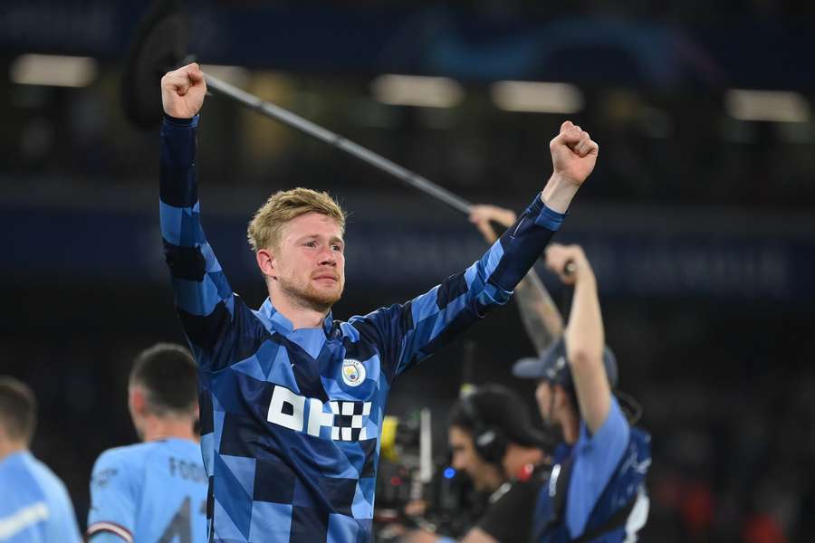 De Bruyne rompeu o tendão da coxa no sábado