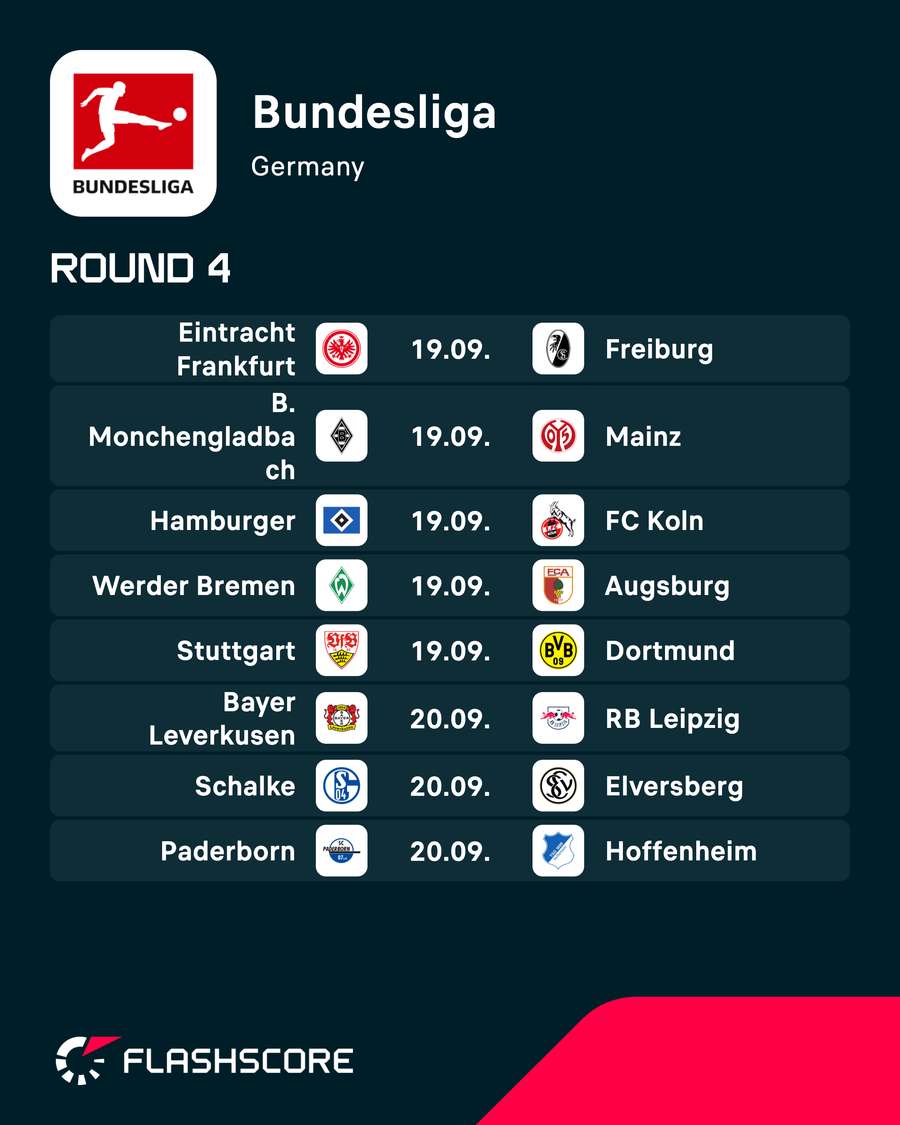 Bundesliga fixtures Bundesliga fixtures