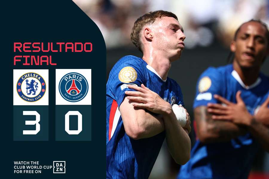 Cole Palmer e João Pedro deixaram PSG sem resposta