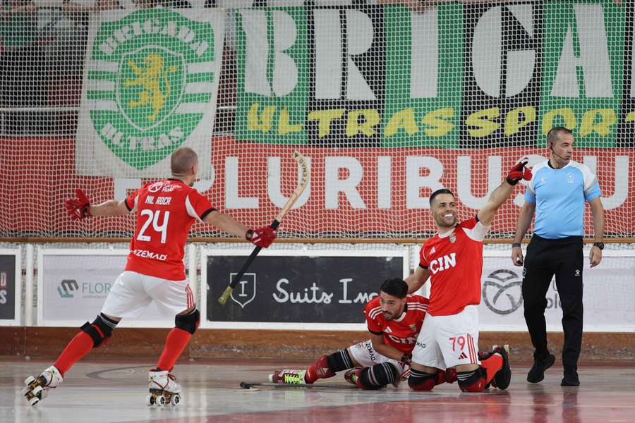 João Rodrigues celebra o golo inaugural João Rodrigues celebra o golo inaugural