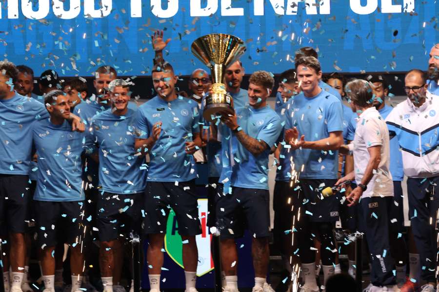 Celebrarea Scudetto 2024/2025 de către Napoli Celebrarea Scudetto 2024/2025 de către Napoli