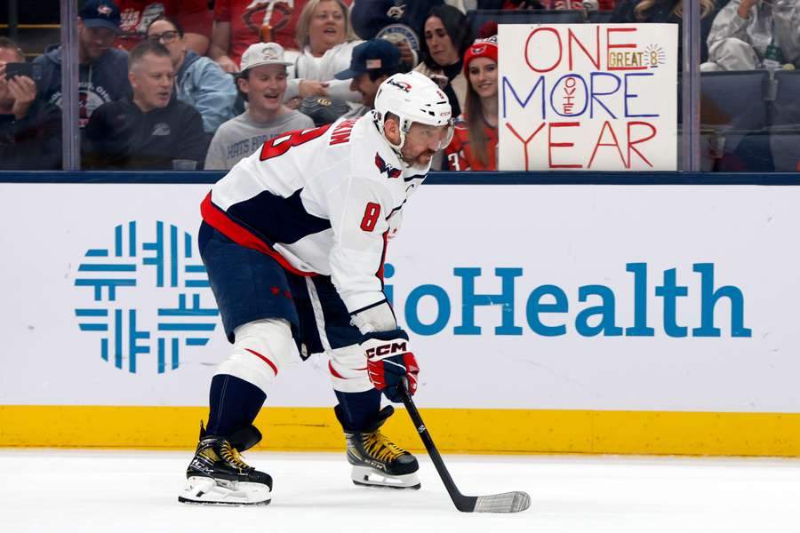 Alex Ovechkin in action for the Washington Capitals